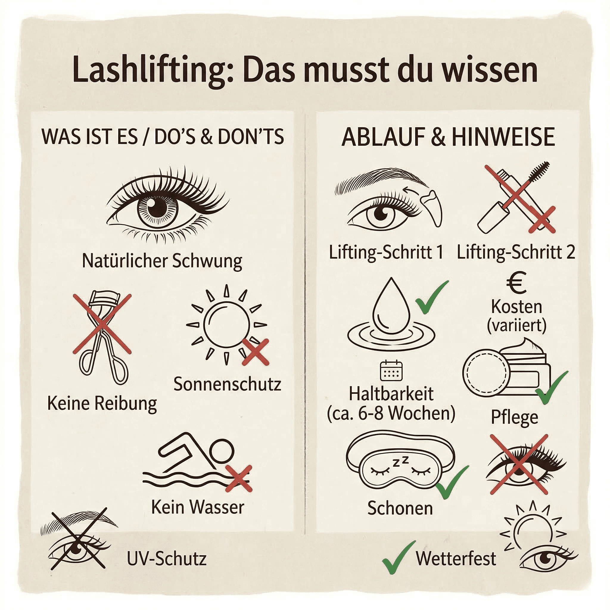 Lashlifting Behandlung bei aesthéra Paderborn